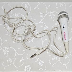 Hello Kitty Pink and White Wired Microphone